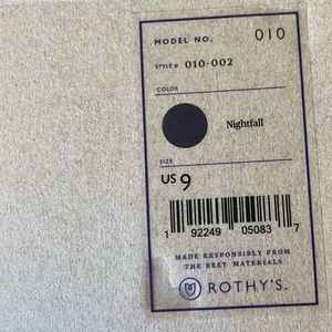Rothy's Nightfall Chelsea Boot size 9.
